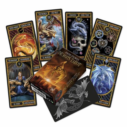 Carti Tarot Fournier Dragons by Anne Stokes