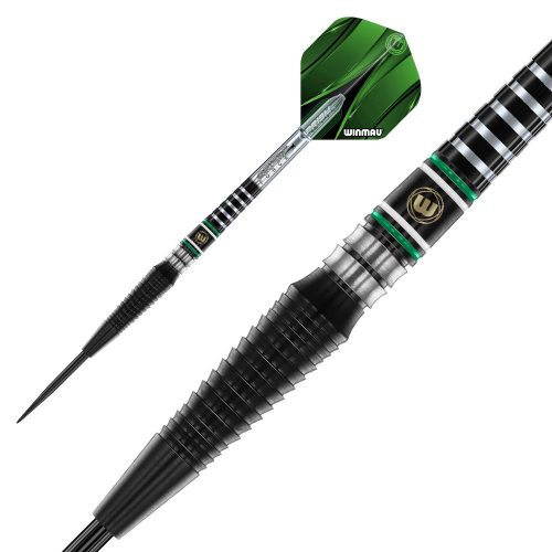 Set darts Winmau steel Sniper Black Edition 23g, 90% tungsten