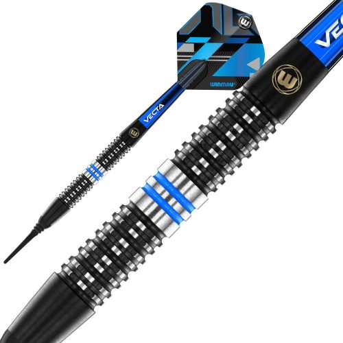 Set darts Winmau soft Galactics 18g, 90% tungsten