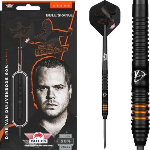 Set darts Bull's steel Dirk van Duijvenbode E2 23g, 90% wolfram