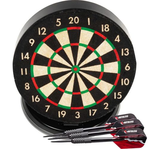 Tinta mini darts si suport  Ruthless Mini Dekstop Dartboard, diametru 15 cm