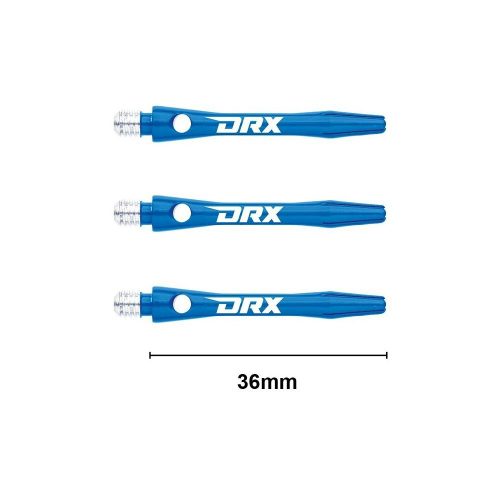 Tije Darts Reddragon DRX aluminium albastru, scurte, 36mm