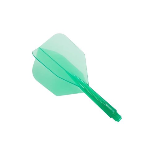 Fluturas si tija intr-o bucata Condor Zero Stress verde transparent, fluturas small tija scurta