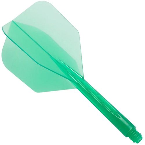 Fluturasi si tije intr-o bucata Condor Zero Stress transparent verde, fluturas mic si tije medii