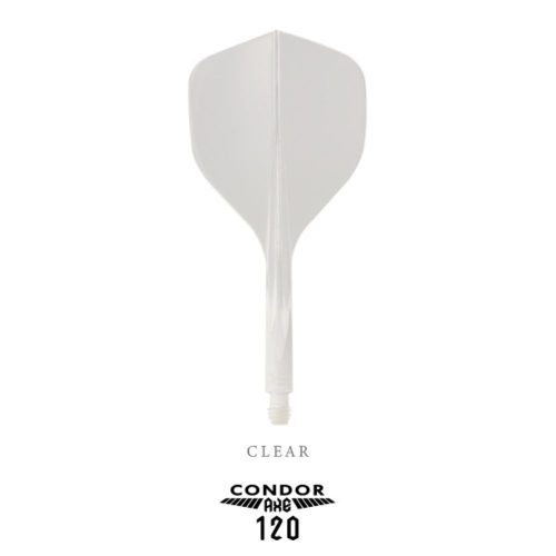 Fluturas si tija intr-o bucata Condor Axe 120 transparent, fluturas standard si tija scurta 18 mm