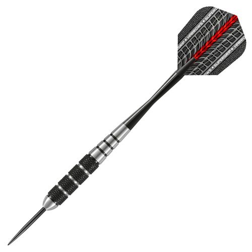 Set darts Harrows steel, Black Jack K, 20g, brass