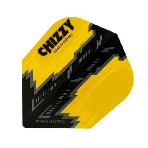 Fluturas darts Harrows Prime Chizzy Galben-Negru