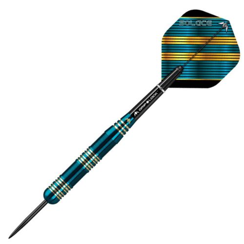 Sageti darts Mission steel Solace M2, 23g alama, albastru si verde 