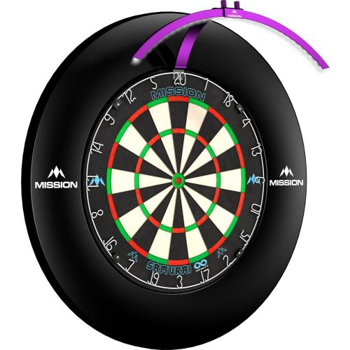 Mission Torus 100, iluminare portabila fara umbre pentru tabla de darts, mov