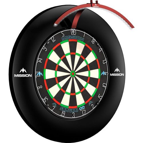 Mission Torus 100, iluminare portabila fara umbre pentru tabla de darts, rosie