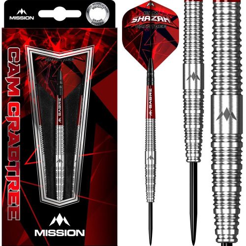 Set Darts steel Mission Cam Crabtree Natural 21g 95% wolfram