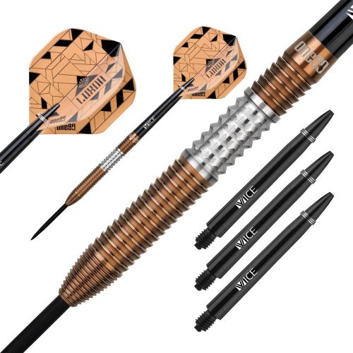 Set sageti darts steel One80 Luxor Alpha 25g, 90% wolfram