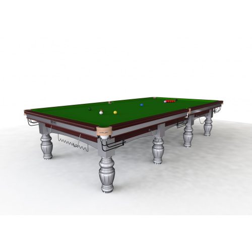 Masa Snooker Riley Aristocrat Tournament Champion Steel Block Cushions Mahogany