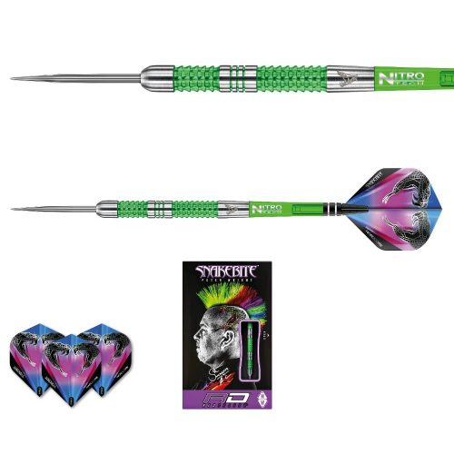 Sageti darts RedDragon steel Peter Wright Snakebite Mamba, 90% tungsten, 24g