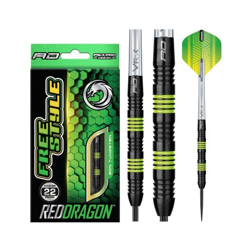 Set sageti darts RedDragon steel Freestyle, 90% wolfram, 22g