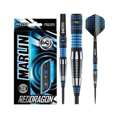 Set Darts steel Red Dragon Marlin 22g 90% wolfram