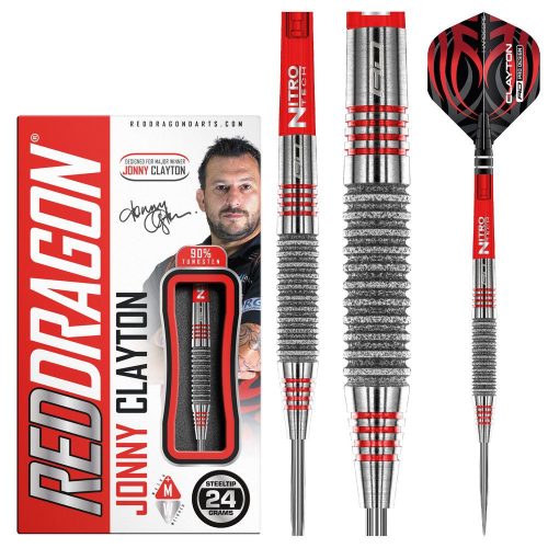 Set darts steel Red Dragon Jonny Clayton Element, 24g 90% wolfram