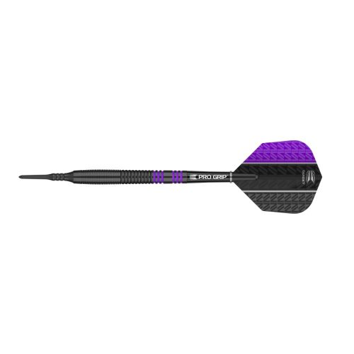 Set sageti darts TARGET soft, 18g, VAPOR8 BLACK lila, 80% wolfram