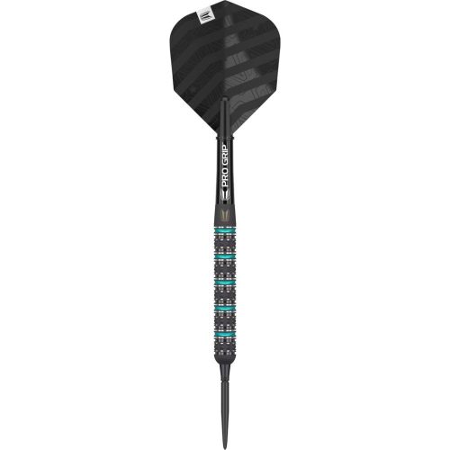 Set darts steel Rob Cross Voltage Black Edition, Swiss point 24g, 90% wolfram 2023