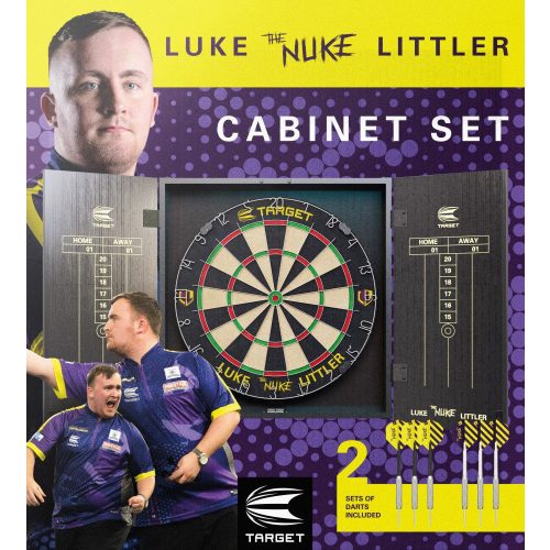 Set darts complet TARGET LUKE 'THE NUKE' LITTLER Tinta si cabinet 2024