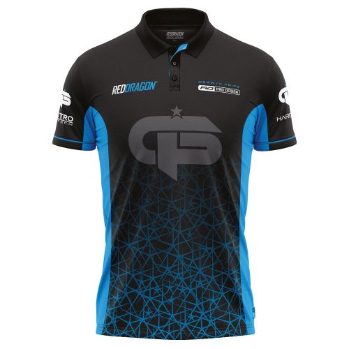 Camasa Red Dragon Gerwyn Price Iceman Signature Polo, marimea L